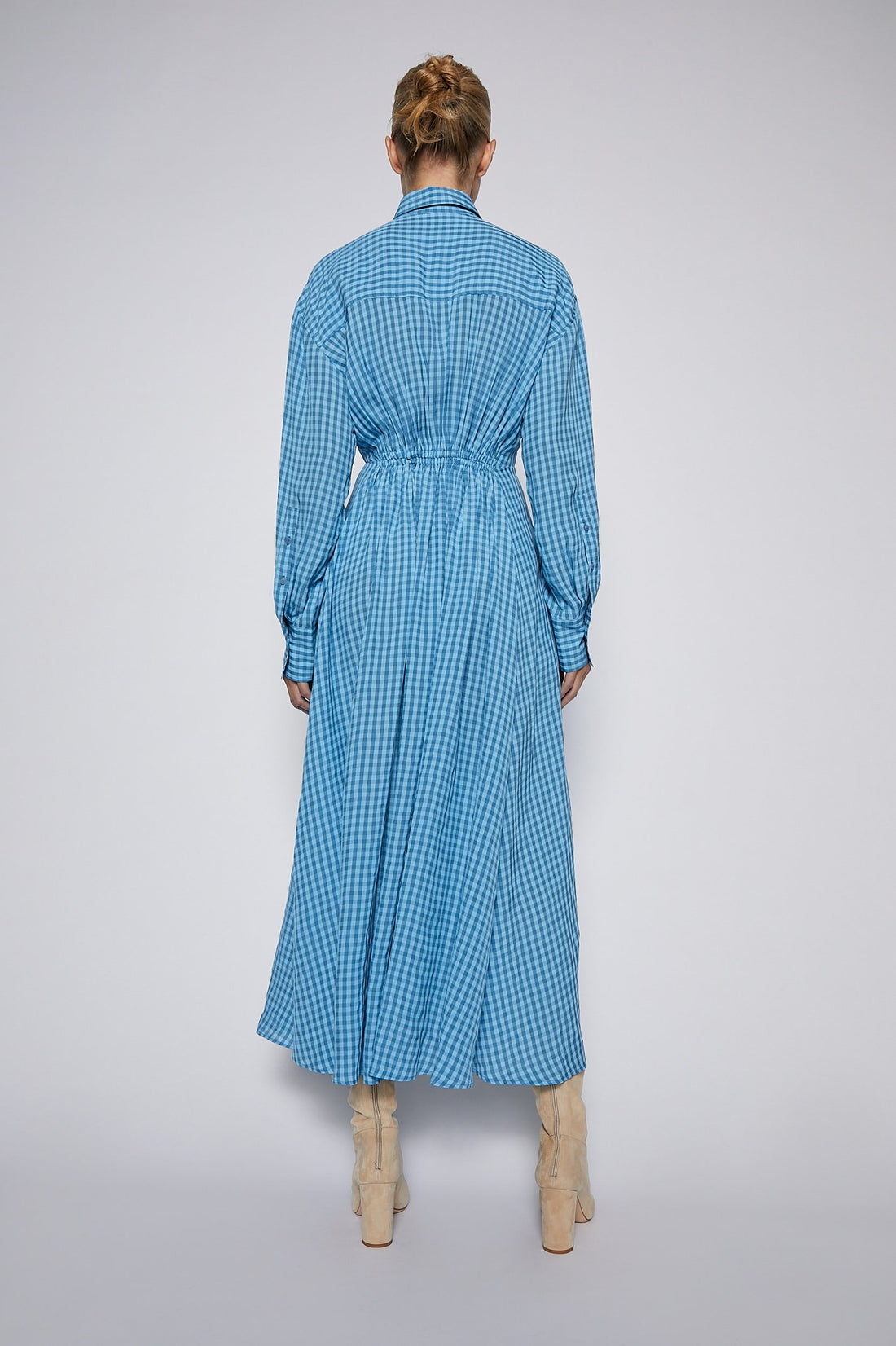 Gingham Dress Azure | Dresses | Scanlan ...